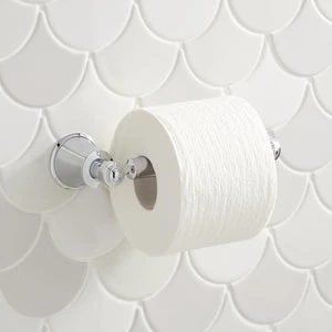 Discount π Signature Hardware Cooper Wall Toilet Tissue Holder in Polished Chrome π 3 Discount π Signature Hardware Cooper Wall Toilet Tissue Holder in Polished Chrome π