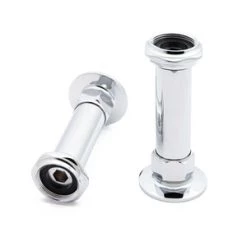 Wholesale 😍 Signature Hardware Wall Mount Coupler in Polished Chrome (Set of 2) 🎉