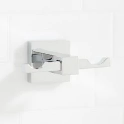 Coupon ❤️ Signature Hardware Albury Double Robe Hook in Chrome 🥰
