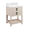 Hot Sale 🌟 Signature Hardware Ansel 24 in. Floor Mount Vanity in Whitewash Pine 🤩 -Signature Hardware Shop Query 2874