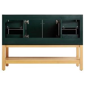Discount π Signature Hardware Olsen 48 in. Floor Mount Vanity in Hunter Green with White π 7 Discount π Signature Hardware Olsen 48 in. Floor Mount Vanity in Hunter Green with White π - Image 5