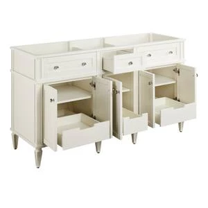 Budget π Signature Hardware Elmdale 60-1/8 in. Floor Mount Vanity in White β€οΈ 8 Budget π Signature Hardware Elmdale 60-1/8 in. Floor Mount Vanity in White β€οΈ - Image 6
