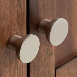 Outlet 😍 Signature Hardware Olsen 60 in. Floor Mount Vanity in Pecan Brown with Black 🥰 -Signature Hardware Shop Query 3003