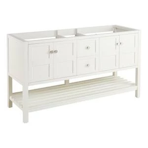 Cheapest π€© Signature Hardware Olsen 60 in. Floor Mount Vanity in White π 8 Cheapest π€© Signature Hardware Olsen 60 in. Floor Mount Vanity in White π - Image 6