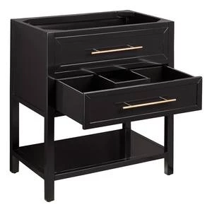 Wholesale β€οΈ Signature Hardware Robertson 30 in. Floor Mount Vanity in Black π 6 Wholesale β€οΈ Signature Hardware Robertson 30 in. Floor Mount Vanity in Black π - Image 4