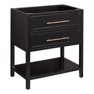 Wholesale β€οΈ Signature Hardware Robertson 30 in. Floor Mount Vanity in Black π 7 Wholesale β€οΈ Signature Hardware Robertson 30 in. Floor Mount Vanity in Black π - Image 5