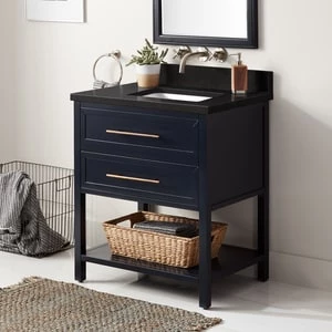 Wholesale π Signature Hardware Robertson 30 in. Floor Mount Vanity in Midnight Navy Blue π 3 Wholesale π Signature Hardware Robertson 30 in. Floor Mount Vanity in Midnight Navy Blue π