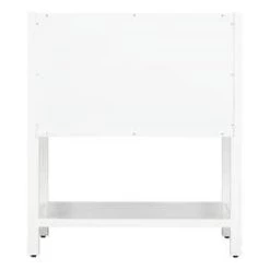 Promo 💯 Signature Hardware Robertson 30 in. Floor Mount Vanity in White 🎁 -Signature Hardware Shop Query 3039