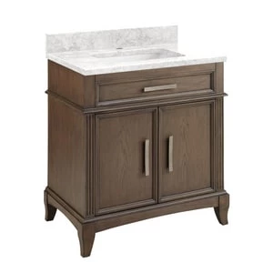 Cheapest π Signature Hardware Livia 31 in. Floor Mount Vanity in Grey Wash βοΈ 3 Cheapest π Signature Hardware Livia 31 in. Floor Mount Vanity in Grey Wash βοΈ