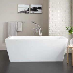 Cheap 𧨠Signature Hardware Eaton 67 x 32 in. Freestanding Bathtub with Center Drain in White π 3 Cheap 𧨠Signature Hardware Eaton 67 x 32 in. Freestanding Bathtub with Center Drain in White π