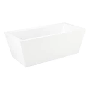 Cheap 𧨠Signature Hardware Eaton 67 x 32 in. Freestanding Bathtub with Center Drain in White π 5 Cheap 𧨠Signature Hardware Eaton 67 x 32 in. Freestanding Bathtub with Center Drain in White π - Image 3
