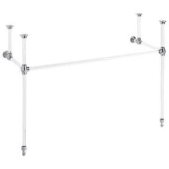 Budget ⌛ Signature Hardware Complete Console Leg in Polished Chrome 😀 -Signature Hardware Shop Query 3143