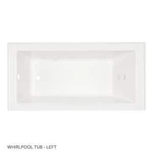 Flash Sale βοΈ Signature Hardware Sitka 60 x 32 in. Whirlpool Alcove Bathtub Left Drain in White π 4 Flash Sale βοΈ Signature Hardware Sitka 60 x 32 in. Whirlpool Alcove Bathtub Left Drain in White π - Image 2