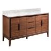 Hot Sale β Signature Hardware Aliso 60 in. Floor Mount Vanity in Java with Carrara π₯ 2 Hot Sale β Signature Hardware Aliso 60 in. Floor Mount Vanity in Java with Carrara π₯ -Signature Hardware Shop Query 3184
