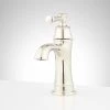 Best Pirce 🔔 Signature Hardware Atria Single Handle Centerset Bathroom Sink Faucet with Pop-Up Drain Assembly in Polished Nickel 👍 -Signature Hardware Shop Query 325