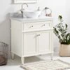 Cheap 🌟 Signature Hardware Elmdale 30 in. Floor Mount Vanity in White ⌛ -Signature Hardware Shop Query 3364