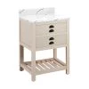 Brand new 🛒 Signature Hardware Ansel 24 in. Floor Mount Vanity in Whitewash Pine 🔔 -Signature Hardware Shop Query 3382