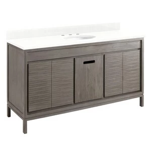 Discount π₯° Signature Hardware Becker 59-3/4 in. Floor Mount Vanity in Grey Wash βοΈ 3 Discount π₯° Signature Hardware Becker 59-3/4 in. Floor Mount Vanity in Grey Wash βοΈ