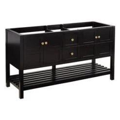 Cheap ⭐ Signature Hardware Olsen 60 in. Floor Mount Vanity in Black 😉 -Signature Hardware Shop Query 3435