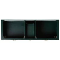 Best deal 🛒 Signature Hardware Olsen 60 in. Floor Mount Vanity in Hunter Green with White Oak 👍 -Signature Hardware Shop Query 3448