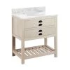 Outlet ❤️ Signature Hardware Ansel 30 in. Floor Mount Vanity in Whitewash Pine 🛒 -Signature Hardware Shop Query 3504