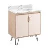 Best reviews of ⌛ Signature Hardware Millie 30-1/8 in. Floor Mount Vanity in Blush with Whitewash 🌟 -Signature Hardware Shop Query 3552