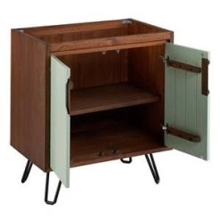 Cheap 🌟 Signature Hardware Millie 30-1/8 in. Floor Mount Vanity in Matcha Green with Java ✨ -Signature Hardware Shop Query 3567