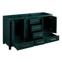 Buy ⌛ Signature Hardware Radke 60 in. Floor Mount Vanity in Hunter Green ✔️ -Signature Hardware Shop Query 3643