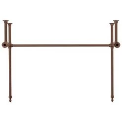 Budget 🔔 Signature Hardware Complete Console Leg in Oil Rubbed Bronze 🤩 -Signature Hardware Shop Query 3658