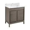 Wholesale ✔️ Signature Hardware Becker 29-7/8 in. Floor Mount Vanity in Grey Wash ⌛