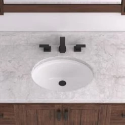 Discount ⭐ Signature Hardware Mangrove 17 in. Undermount Bathroom Sink in White 🎁 -Signature Hardware Shop Query 368