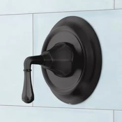Cheap 😉 Signature Hardware Key West Single Handle Bathtub & Shower Faucet in Matte Black (Trim Only) 🌟