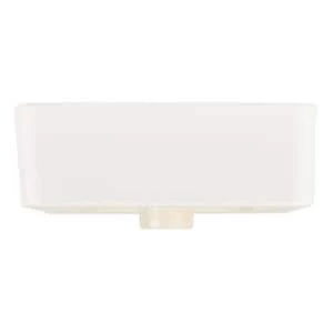 Cheap โญ Signature Hardware Hibiscus 20 x 14 in. Rectangular Fireclay Vessel Bathroom Sink in White ๐ 6 Cheap โญ Signature Hardware Hibiscus 20 x 14 in. Rectangular Fireclay Vessel Bathroom Sink in White ๐ - Image 4