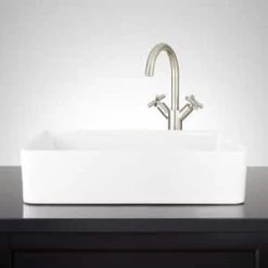 Cheap โญ Signature Hardware Hibiscus 20 x 14 in. Rectangular Fireclay Vessel Bathroom Sink in White ๐ 11 Cheap โญ Signature Hardware Hibiscus 20 x 14 in. Rectangular Fireclay Vessel Bathroom Sink in White ๐ -Signature Hardware Shop Query 373