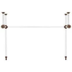 Promo 👏 Signature Hardware Complete Console Leg in Oil Rubbed Bronze 😉 -Signature Hardware Shop Query 3732