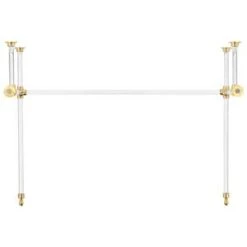 Buy ⭐ Signature Hardware Complete Console Leg in Polished Brass 😉 -Signature Hardware Shop Query 3737