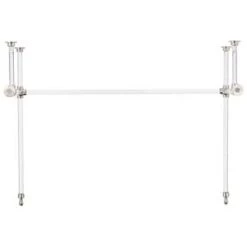 Wholesale ❤️ Signature Hardware Complete Console Leg in Polished Nickel 🛒 -Signature Hardware Shop Query 3742