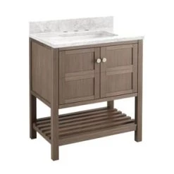 Buy π₯ Signature Hardware Olsen 30 in. Floor Mount Vanity in Ash Brown π―