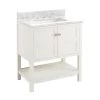 Budget 🌟 Signature Hardware Olsen 30 in. Floor Mount Vanity in White 🛒 -Signature Hardware Shop Query 3799