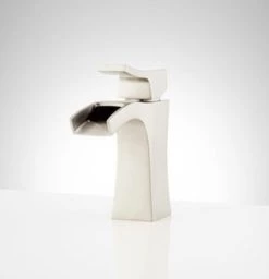 Hot Sale 🛒 Signature Hardware Vilamonte Single Handle Monoblock Bathroom Sink Faucet in Oil Rubbed Bronze ✨