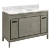 Cheap 🔔 Signature Hardware Becker 48 in. Floor Mount Vanity in Grey Wash 🧨 -Signature Hardware Shop Query 3920