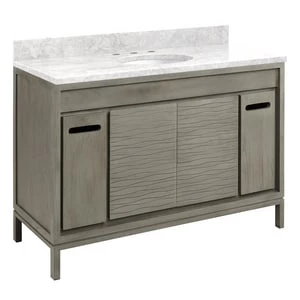 Cheap π Signature Hardware Becker 48 in. Floor Mount Vanity in Grey Wash 𧨠3 Cheap π Signature Hardware Becker 48 in. Floor Mount Vanity in Grey Wash π§¨