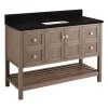 Deals 👏 Signature Hardware Olsen 48 in. Floor Mount Vanity in Ash Brown 🔔