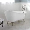 Brand new 🤩 Signature Hardware Callaway 61 x 30 in. Freestanding Bathtub End Drain in White 🤩 -Signature Hardware Shop Query 3951