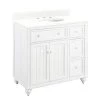 Best reviews of 😉 Signature Hardware Cottage 36 in. Floor Mount Vanity in Distressed Chalk White 😀 -Signature Hardware Shop Query 3968