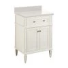 Hot Sale 💯 Signature Hardware Elmdale 24-1/8 in. Floor Mount Vanity in White 🤩