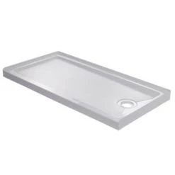 Promo ✔️ Signature Hardware 60 x 30 in. Rectangle Shower Base with Right Drain in White ⌛