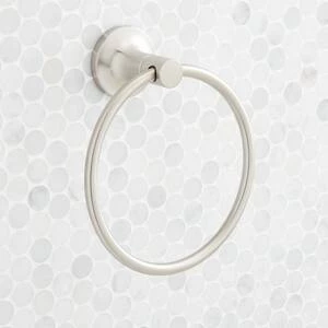Best Pirce ⌛ Signature Hardware Lentz Round Closed Towel Ring in Brushed Nickel ✨ 4 Best Pirce ⌛ Signature Hardware Lentz Round Closed Towel Ring in Brushed Nickel ✨ - Image 2