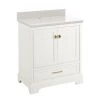 New 😍 Signature Hardware Quen 29-3/4 in. Floor Mount Vanity in White 🎁 -Signature Hardware Shop Query 3993