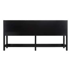 Coupon 🥰 Signature Hardware Robertson 72 in. Floor Mount Vanity in Black 👍 -Signature Hardware Shop Query 4004